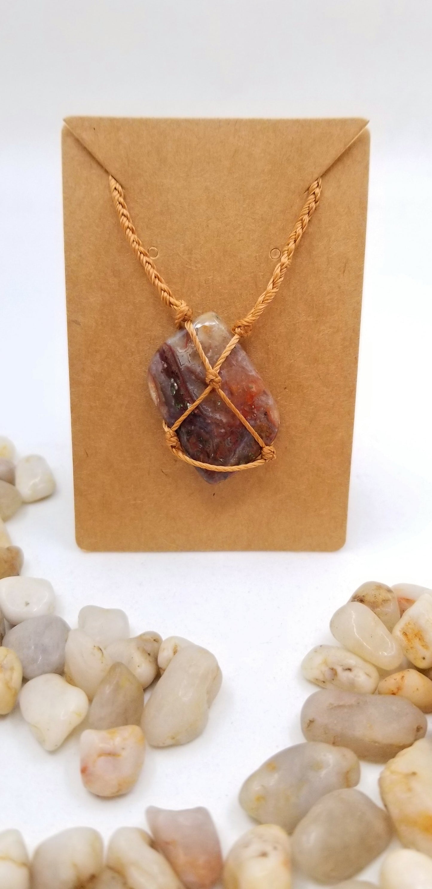 Curvy Woven Crazy Lace Agate