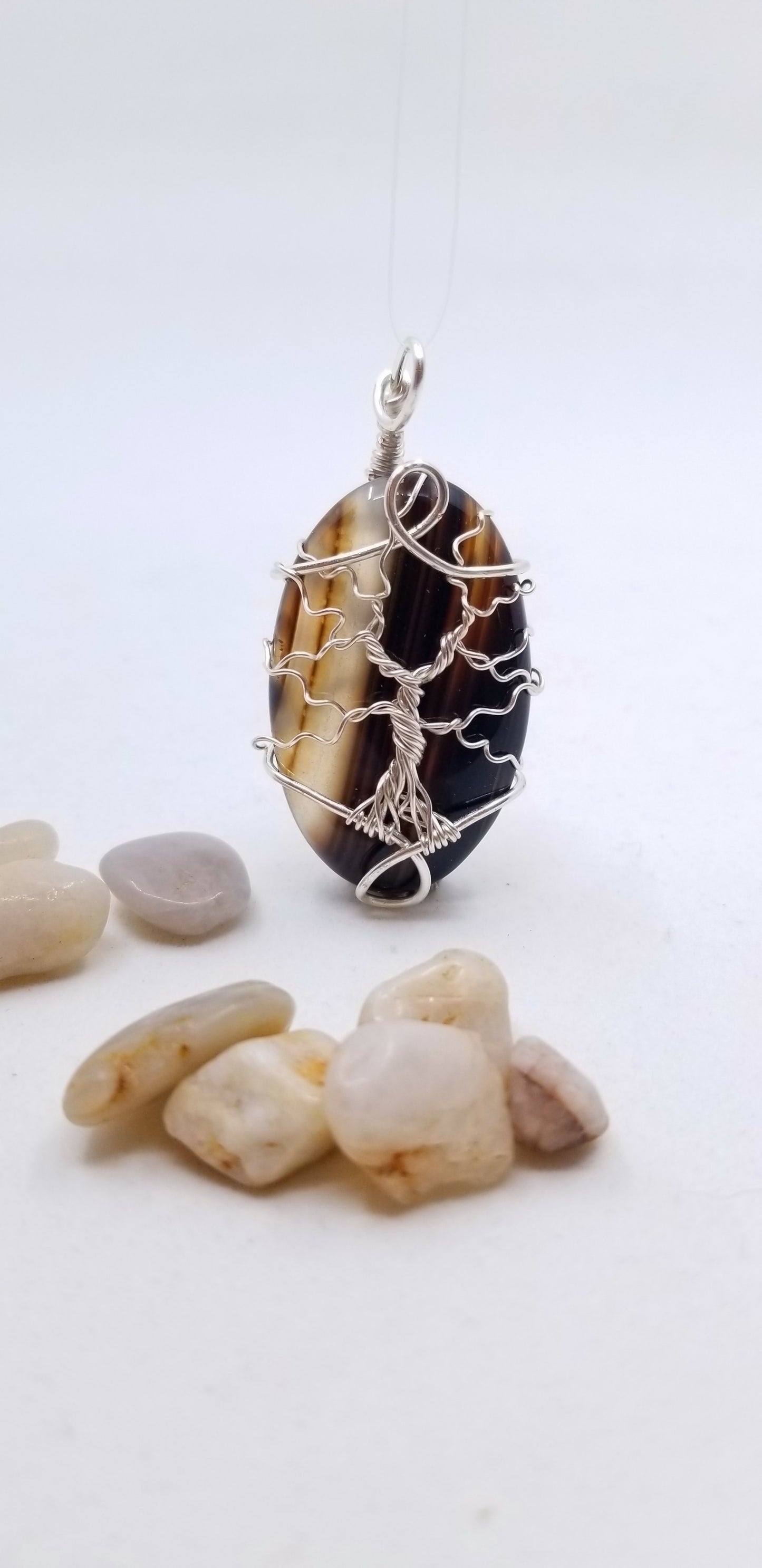 Black banded Agate Tree of Life