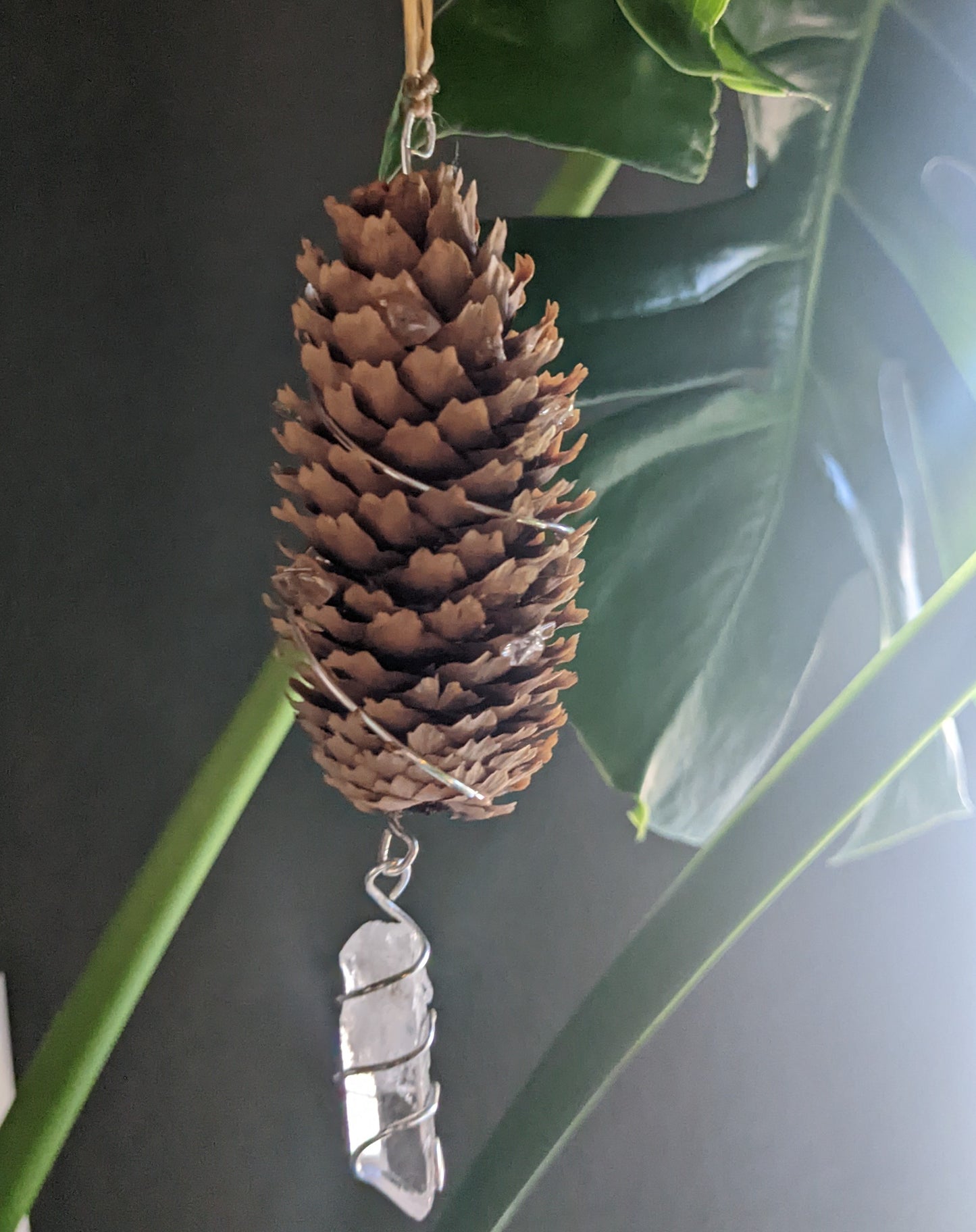Pine cone Yule Ornament